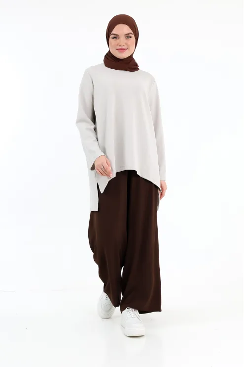 Casual Pantolon - Acı Kahve