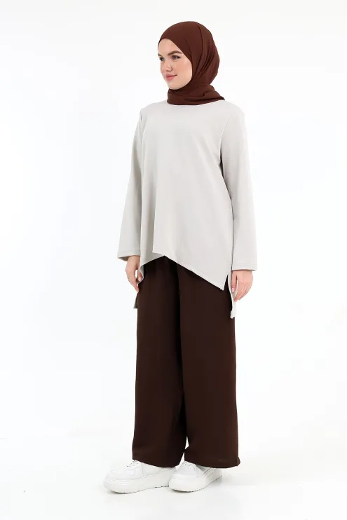 Casual Pantolon - Acı Kahve