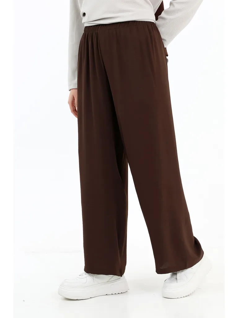 Casual Pantolon - Acı Kahve