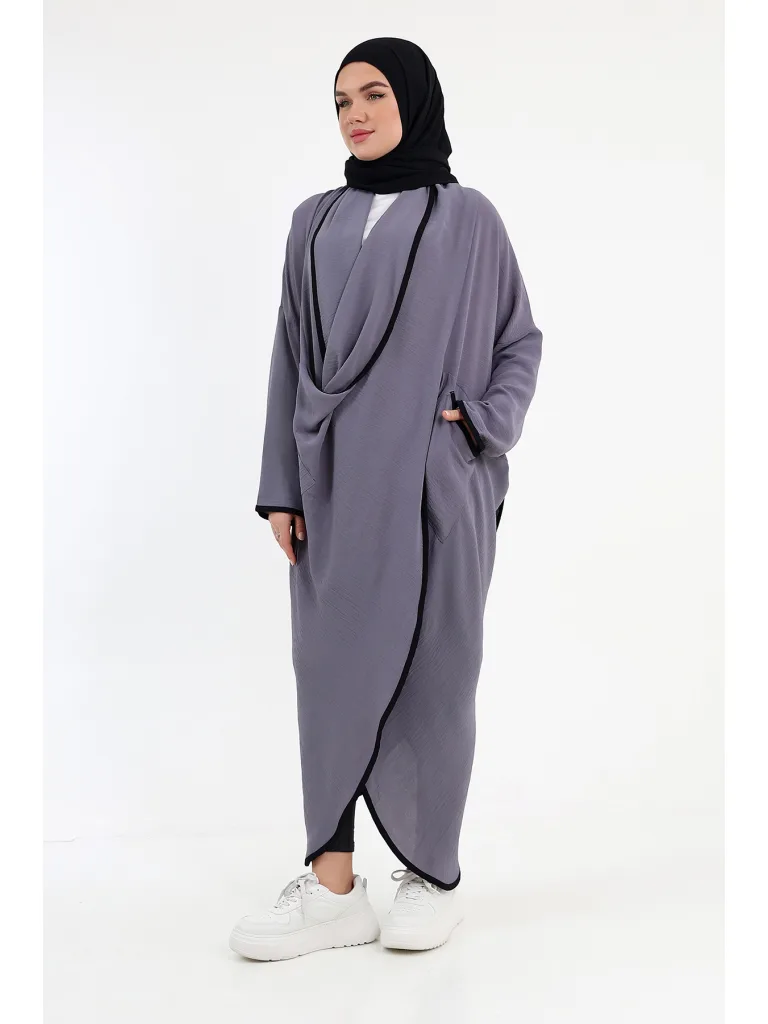 Fenomen Çapraz Tunik - Gri