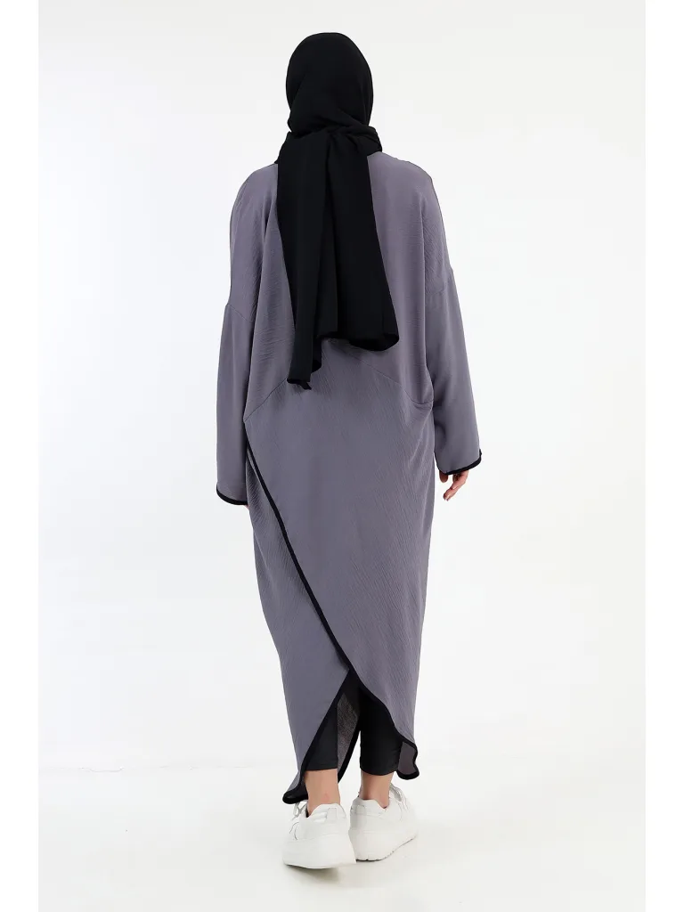 Fenomen Çapraz Tunik - Gri