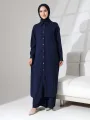 Gömlek Yaka ÇıtÇıtlı Takım - Lacivert