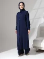 Gömlek Yaka ÇıtÇıtlı Takım - Lacivert