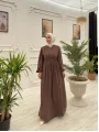 Hürrem Elbise Ferace - Koyu Vizon