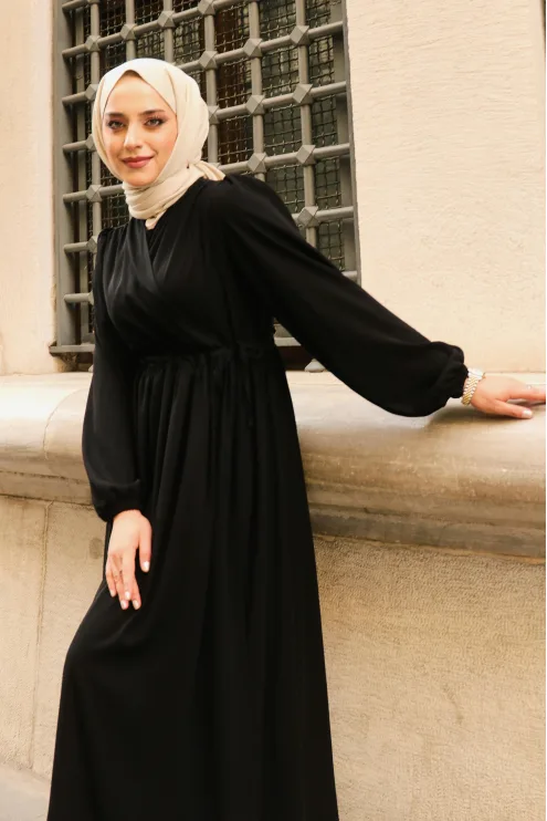 Hürrem Elbise Ferace - Siyah