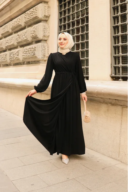 Hürrem Elbise Ferace - Siyah