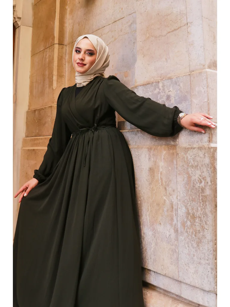 Hürrem Elbise Ferace - Haki