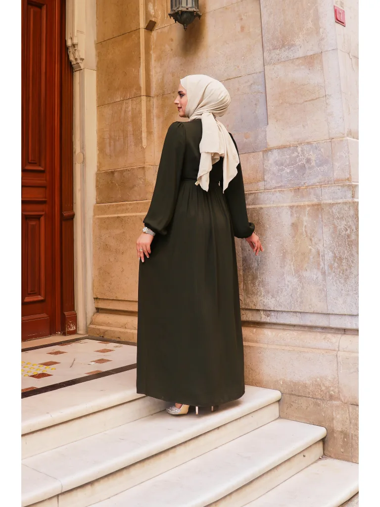Hürrem Elbise Ferace - Haki