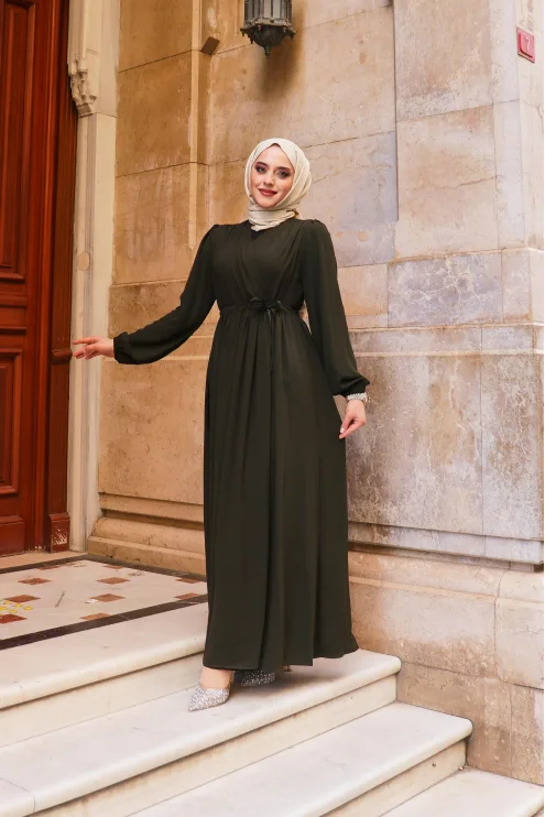 Hürrem Elbise Ferace - Haki