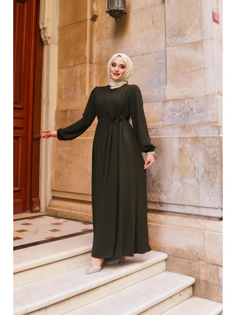 Hürrem Elbise Ferace - Haki