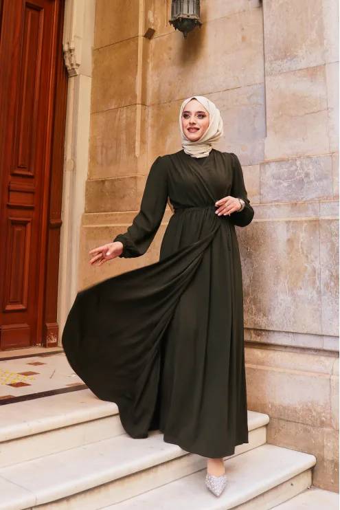 Hürrem Elbise Ferace - Haki