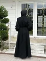 Kaşe Kloş Kaban - Siyah