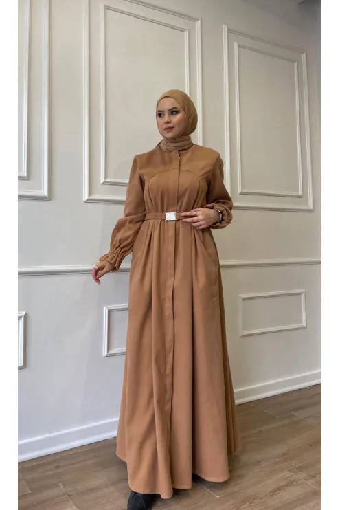 Kaşe Kloş Kaban - Camel
