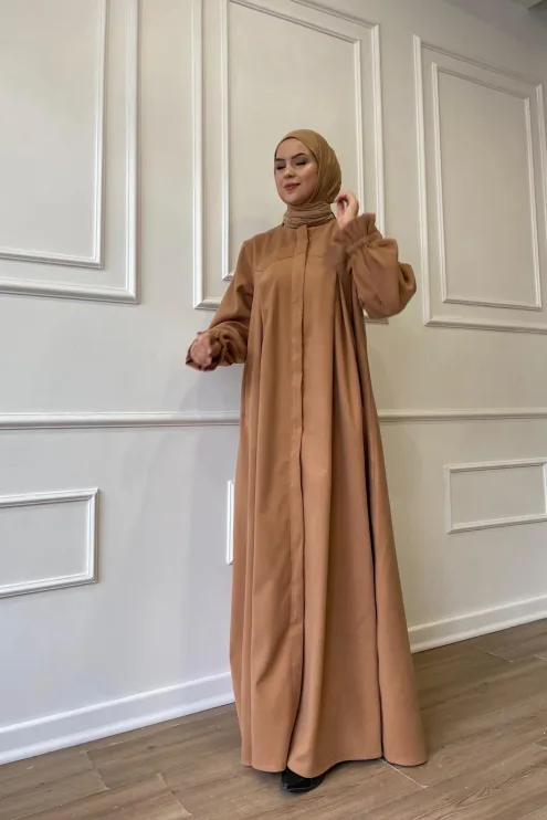 Kaşe Kloş Kaban - Camel