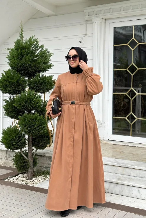 Kaşe Kloş Kaban - Camel