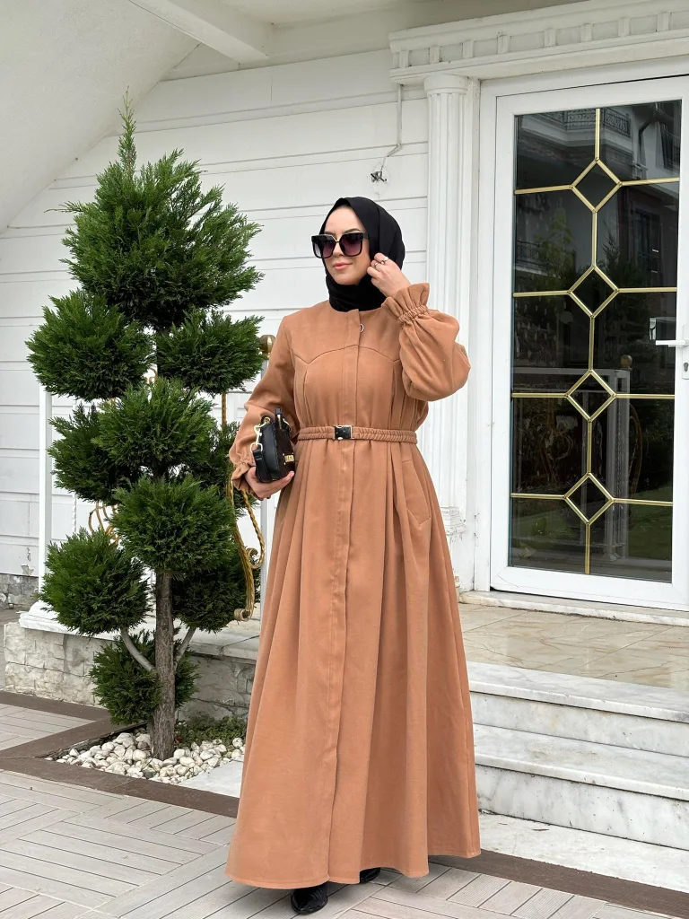Kaşe Kloş Kaban - Camel