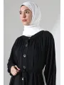 Patlı Elbise - Siyah