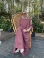 Rabia Robalı Elbise - Gül Kurusu