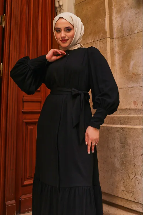 Sena Ferace Krep - Siyah