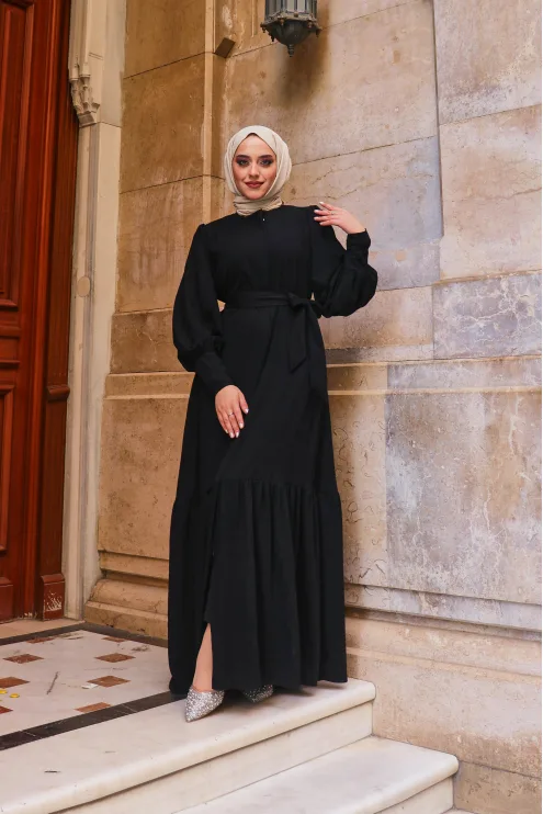 Sena Ferace Krep - Siyah
