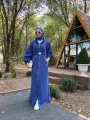 Sidelya Kap Ferace - İndigo Mavisi