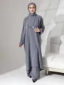 Zühre Üçlü Takım - Gri